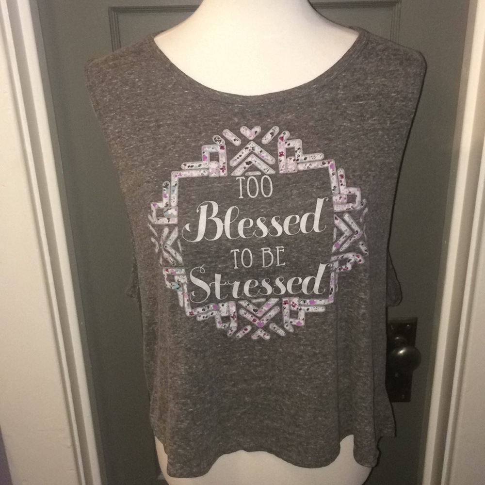 ❤️ Adorable heather grey tank top 🛍
